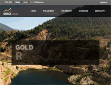 Tablet Screenshot of midasgoldcorp.com